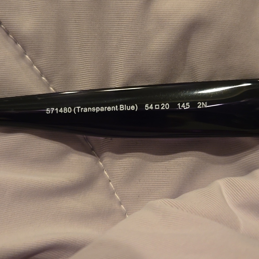 Coach Blue Transparent Sunglasses brand new in case - Picture 10 of 14